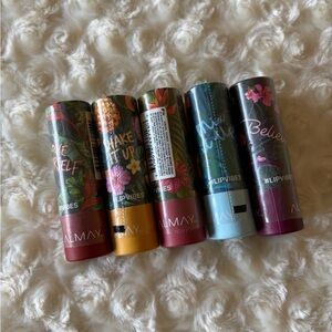 New Set of 5 Almay Lip Vibes Collection Lipsticks